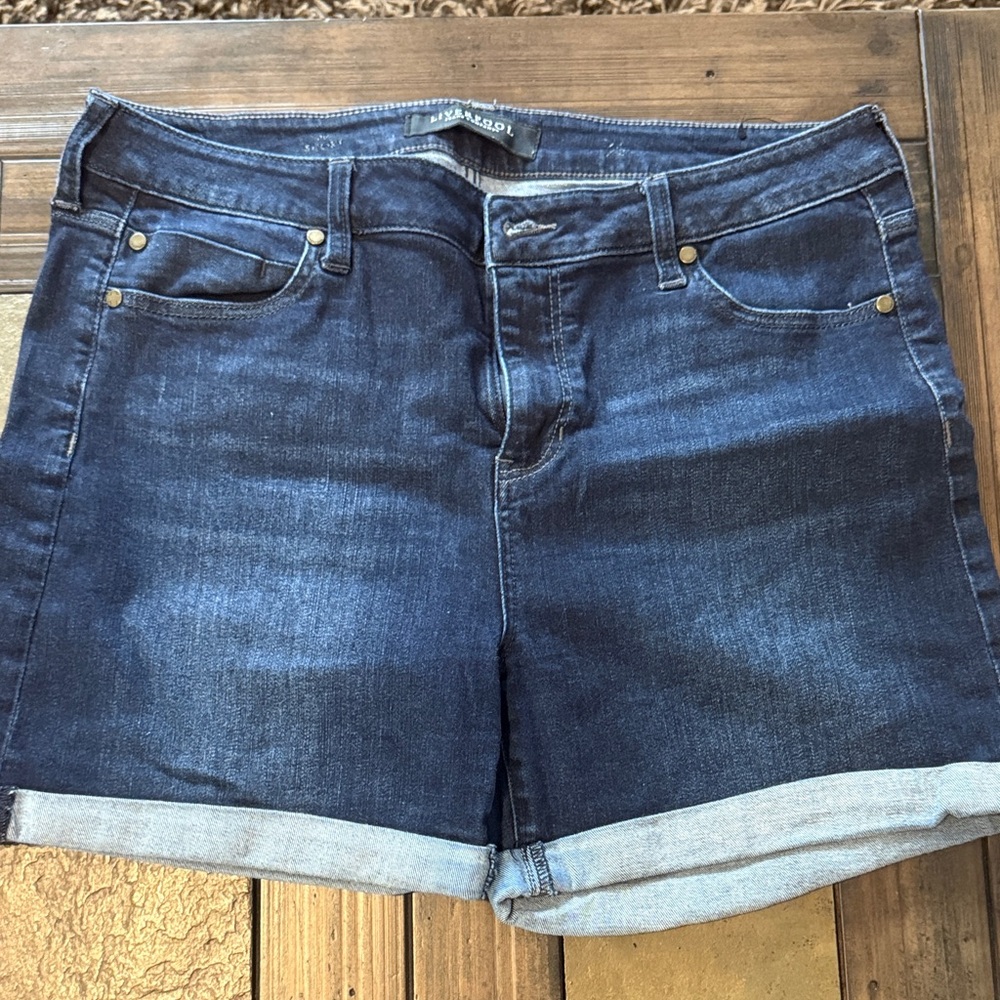 Liverpool Jeans Company Dark Blue Jean Shorts excellent quality and condition